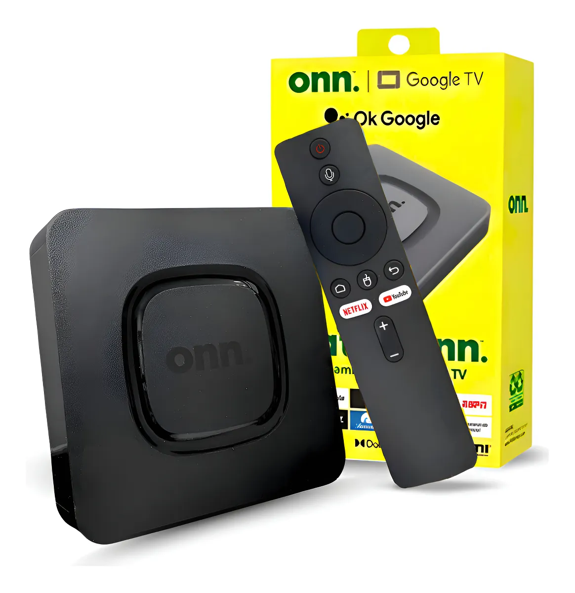 Tv Box Onn Google Streaming Puerto Land
